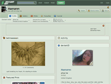 Tablet Screenshot of maenaren.deviantart.com