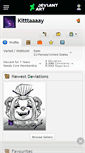 Mobile Screenshot of kitttaaaay.deviantart.com
