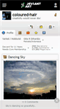 Mobile Screenshot of coloured-hair.deviantart.com