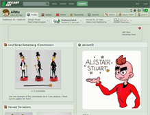 Tablet Screenshot of alistu.deviantart.com