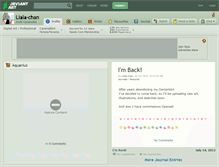Tablet Screenshot of liala-chan.deviantart.com