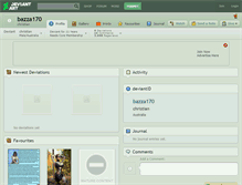 Tablet Screenshot of bazza170.deviantart.com