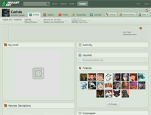Tablet Screenshot of cashda.deviantart.com