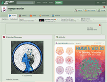 Tablet Screenshot of merrypranxter.deviantart.com