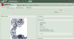 Desktop Screenshot of dudette123.deviantart.com