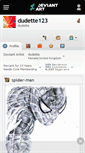 Mobile Screenshot of dudette123.deviantart.com