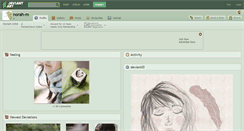 Desktop Screenshot of norah-m.deviantart.com