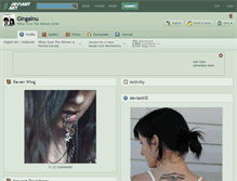 Tablet Screenshot of gingainu.deviantart.com