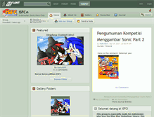 Tablet Screenshot of isfc.deviantart.com