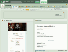 Tablet Screenshot of moslima.deviantart.com