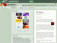 Tablet Screenshot of free-writers.deviantart.com