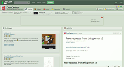 Desktop Screenshot of crosscartoon.deviantart.com