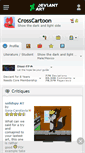 Mobile Screenshot of crosscartoon.deviantart.com