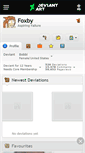 Mobile Screenshot of foxby.deviantart.com