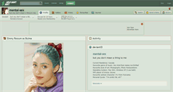 Desktop Screenshot of mental-sex.deviantart.com