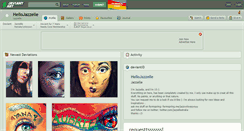 Desktop Screenshot of hellojazzelle.deviantart.com