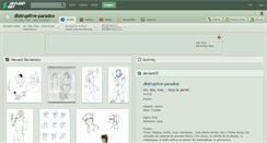 Desktop Screenshot of distruptive-paradox.deviantart.com