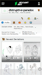 Mobile Screenshot of distruptive-paradox.deviantart.com
