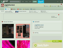 Tablet Screenshot of angellella-stock.deviantart.com