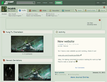 Tablet Screenshot of incaink.deviantart.com