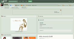 Desktop Screenshot of mjclub.deviantart.com