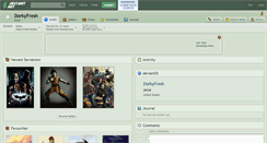 Desktop Screenshot of dorkyfresh.deviantart.com