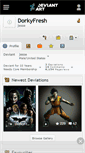 Mobile Screenshot of dorkyfresh.deviantart.com