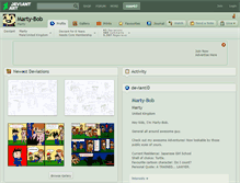 Tablet Screenshot of marty-bob.deviantart.com