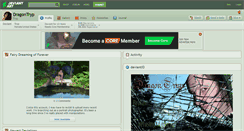 Desktop Screenshot of dragontryp.deviantart.com