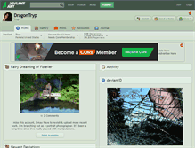 Tablet Screenshot of dragontryp.deviantart.com