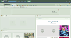 Desktop Screenshot of chunkielove.deviantart.com