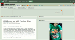 Desktop Screenshot of daughter-of-hades.deviantart.com
