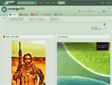 Tablet Screenshot of clandrigan757.deviantart.com