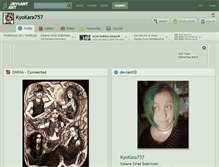 Tablet Screenshot of kyokara757.deviantart.com