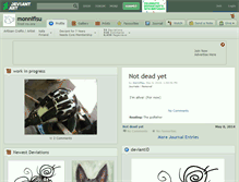 Tablet Screenshot of monnifisu.deviantart.com
