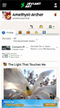 Mobile Screenshot of amethyst-archer.deviantart.com