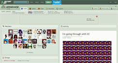 Desktop Screenshot of animeloverjd.deviantart.com