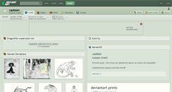 Desktop Screenshot of casteen.deviantart.com