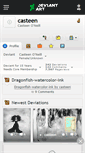 Mobile Screenshot of casteen.deviantart.com