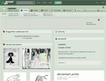 Tablet Screenshot of casteen.deviantart.com