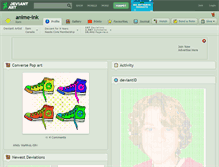 Tablet Screenshot of anime-ink.deviantart.com