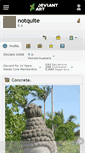 Mobile Screenshot of notquite.deviantart.com