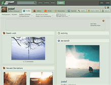 Tablet Screenshot of jostef.deviantart.com