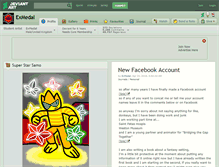 Tablet Screenshot of exmedal.deviantart.com