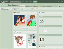 Tablet Screenshot of boxer-hockey.deviantart.com