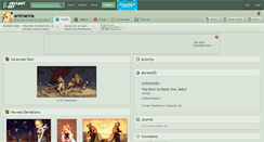 Desktop Screenshot of animamia.deviantart.com
