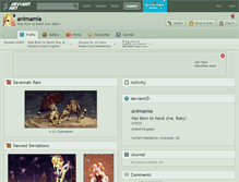 Tablet Screenshot of animamia.deviantart.com