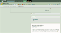 Desktop Screenshot of miss-bunny4.deviantart.com