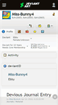 Mobile Screenshot of miss-bunny4.deviantart.com
