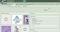 Desktop Screenshot of gallione.deviantart.com